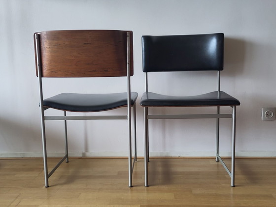2x Pastoe Sedia da pranzo SM 08 Cees Braakman – Sedie da pranzo, Metallo, Plastica (photo 3 of 15)