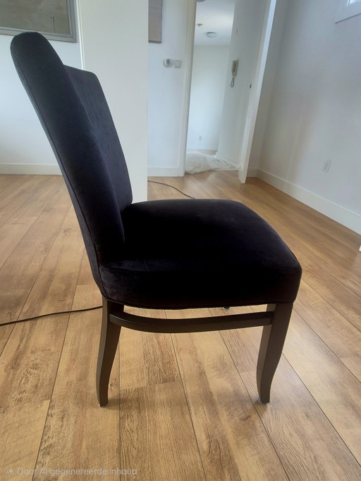 Chaises de salle à manger – eetkamerstoelen, Velvet, Wood