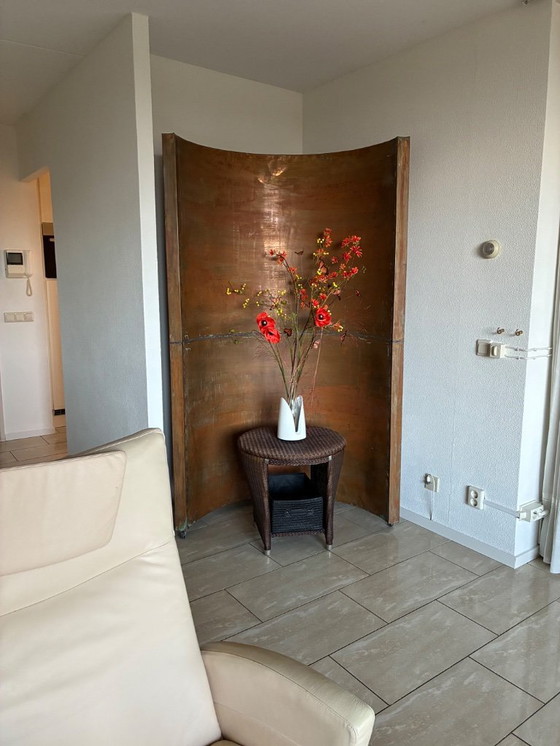 Image 1 of Nieuwstaat koperen wandscherm uniek