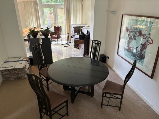 Table à manger Giorgetti avec 4 chaises