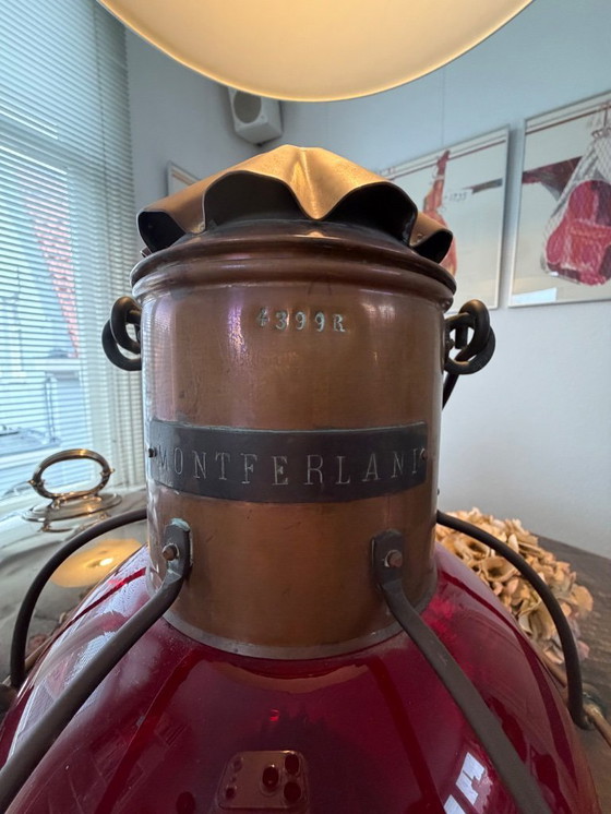 Image 1 of Antique emergency signal lantern from 1956 Royal Holland Lloyd