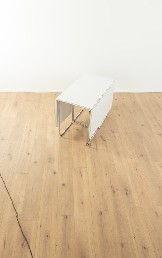 1970s Folding Table, Christian Taube, Läsko – Dining tables, Metal, Chrome (photo 4 of 18)