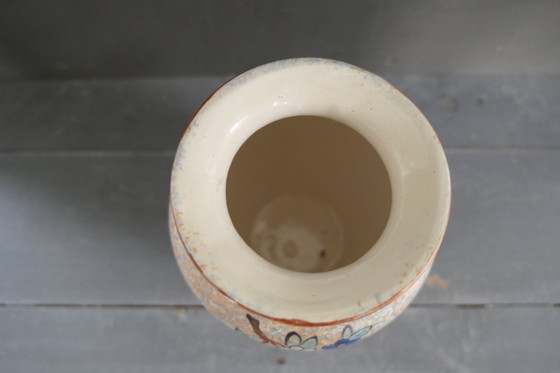 Image 1 of Art Deco A. Dubois vaas pastelkleuren