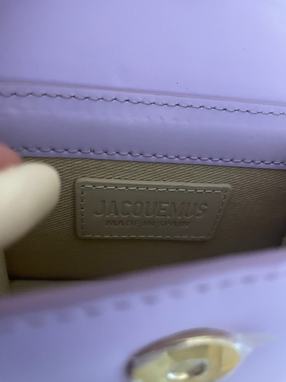 Jacquemus Le Chiquito in pastel lilac leather – Top handle bags, Metal (photo 15 of 15)