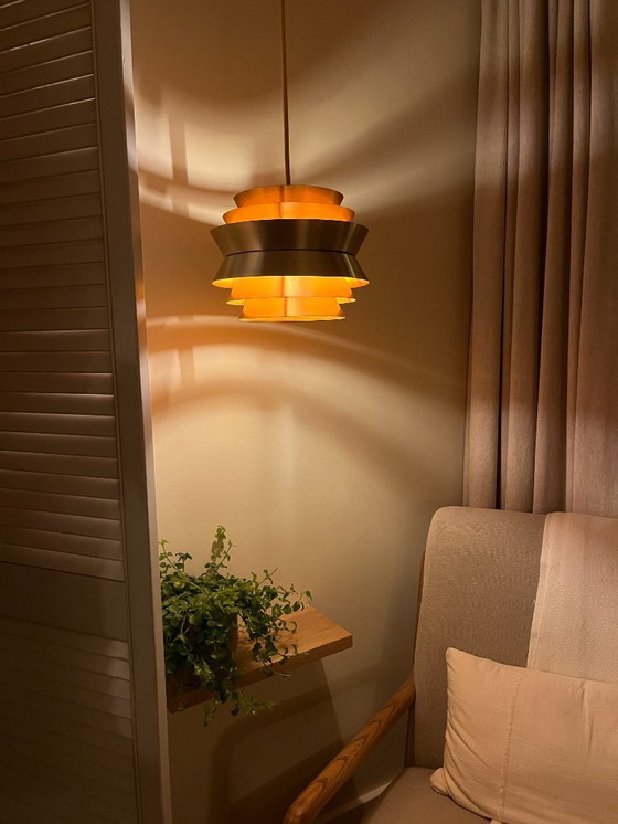 Image 1 of Suspension vintage Trava - Carl Thore - Lampe design suédoise
