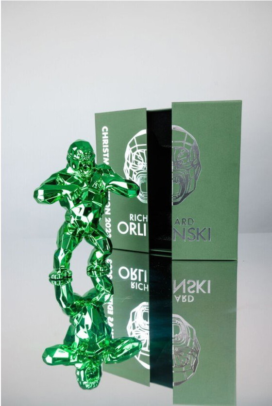 Image 1 of Statue d'art de Richard Orlinski : Kong Spirit Vert