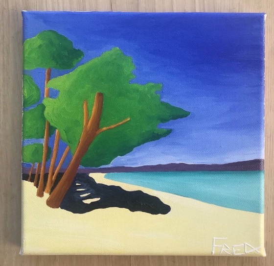 Image 1 of Óleo sobre lienzo. Tamaño 20x20cm.