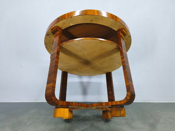 Image 1 of Tavolino da caffè Art Déco in noce impiallacciato, Cecoslovacchia, anni '30