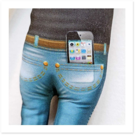 Image 1 of Steve Jobs Gift | Steve Jobs Office Decor | Textile Art Doll Collectible | Inspirational Tech Leader