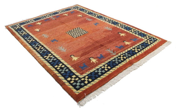 Image 1 of Original Modern Indo Gabbeh Wool Rug 235 x 174 cm