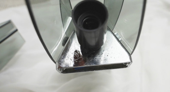 Image 1 of Veca Grey Smoked Glass Vintage Italian Wall Sconces Set of 2 Fontana Arte Mid Century Modern Faceted Glass Pair of Lamps