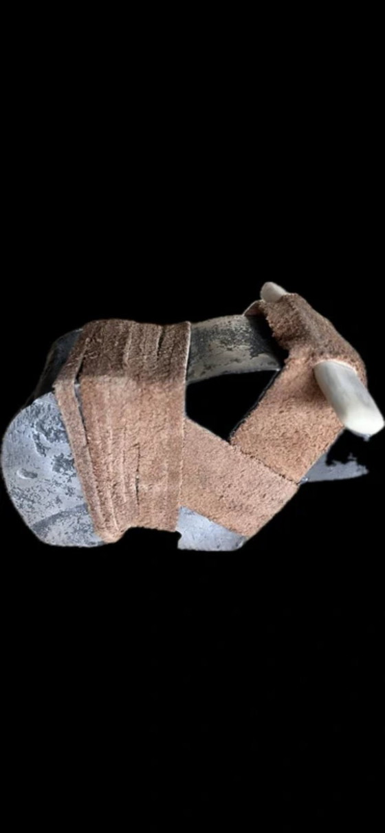 Toro in alluminio riciclato – Juárez de la Cámara, Oggetti decorativi, Leather, Aluminium (photo 4 of 6)