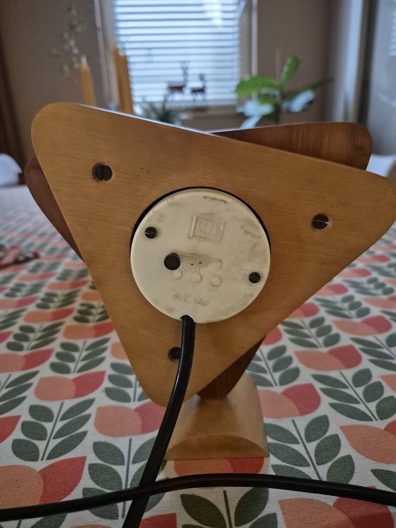 Image 1 of Vintage ZentRa wooden table clock – working – 1950s/60s