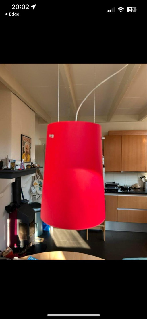 Prandina Sera S3 Rood (Enkel Kap)