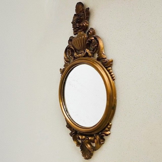 Image 1 of Baroque mirror Roberta Wood for Cimena Torino 1950's