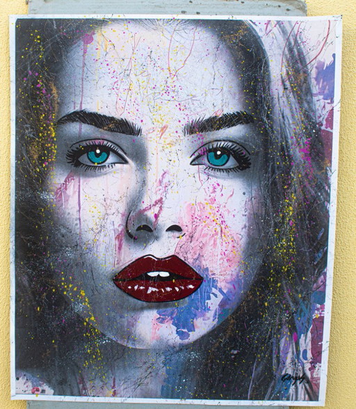 GONGAS - Shine Girl - Toile d'artiste