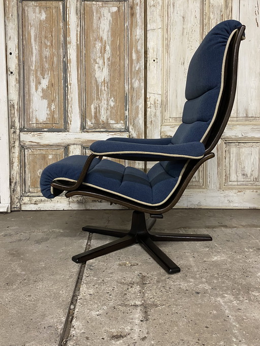 Sillón vintage de G Möbel o Göte Möbler de Suecia.
