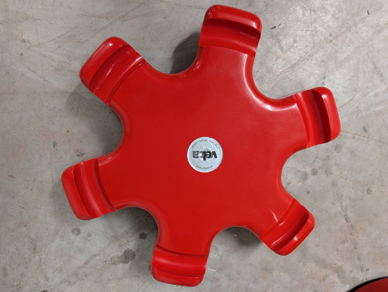 Appendiabiti Rosso "Space Age" Modello VIP, Roberto Lucci & Paolo Orlandini, Vintage – Velca, Plastic, Chrome (photo 6 of 8)