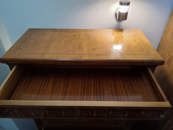 Antieke Italiaanse Barkast Louis XVI-Stijl – Drankenkasten, Glass, Wood (photo 7 of 15)