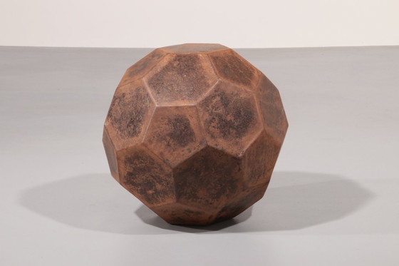 Image 1 of Rare Italian Molecular Metal Side Table – Sculptural Mid-Century Design 1960 