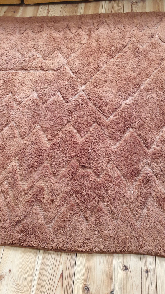 Image 1 of Tree of Colors Rich Brown Woolen Rug