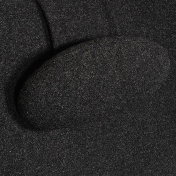 2x Fauteuil Bröderna Anderssons, Antraciet – Metal, Wool (photo 6 of 7)