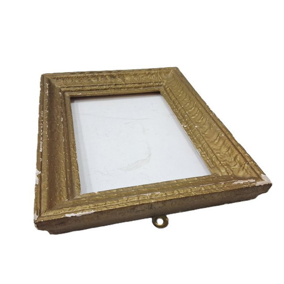Image 1 of Antieke of vintage sierlijke fotolijst in goudkleur
