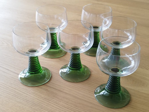 Juego de 6 copas de vino Roemer.