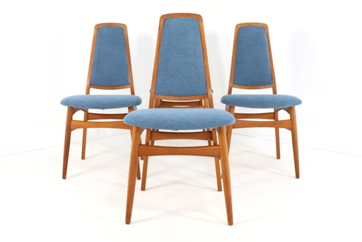 4x Vamdrup Stolefabrik Chairs 'Vristed' Danish Vintage