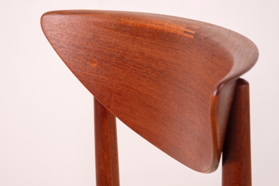Image 1 of 6x Peter Hvidt & Orla Mølgaard Nielsen Dining Chair Model 316 in Teak