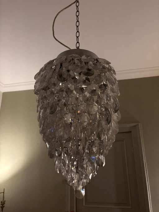 Glass chandelier