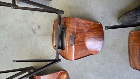 Sedie vintage THUR OP SEAT, Sedie da camera, Ferro, Legno, Multicolore (foto 4 di 11)