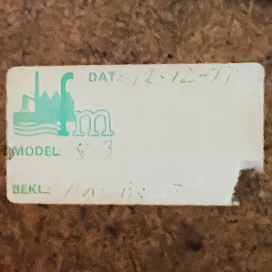 Image 1 of Vintage space age armchair orange teddy FM 1970's