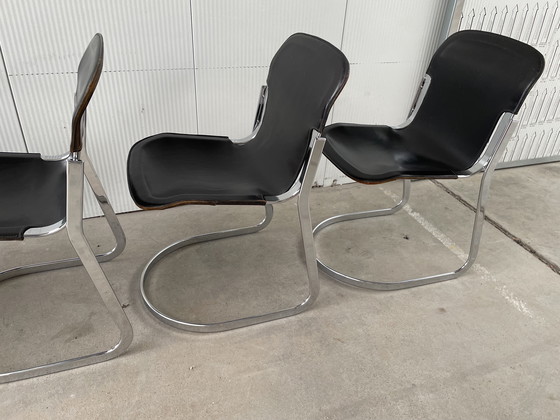 Image 1 of Vintage Cidue C2 Chairs Willy Rizzo