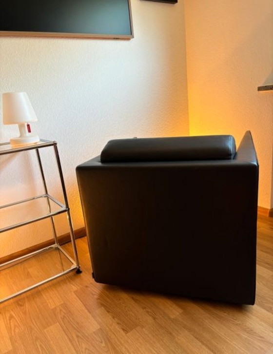 Image 1 of Poltrona in pelle Walter Knoll T-Ray in vera pelle – girevole