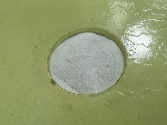 Image 1 of Lámpara colgante Art Déco Ø56 cm - Cristal opalino y latón - ca. 1935