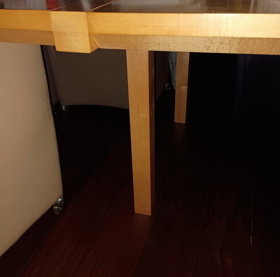 Image 1 of Mesa de conferencia de diseño muy grande de arce macizo 425 cm.