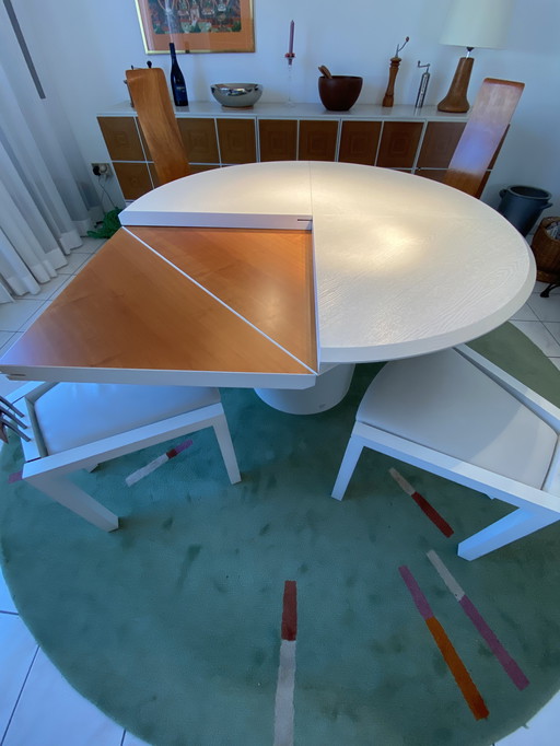 Rosenthal Quadrondro Table de designer de Erwin Nagel