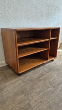 Dyrlund Teak-Schallplattenwagen | Dänisches Design der Mitte des 20. Jahrhunderts