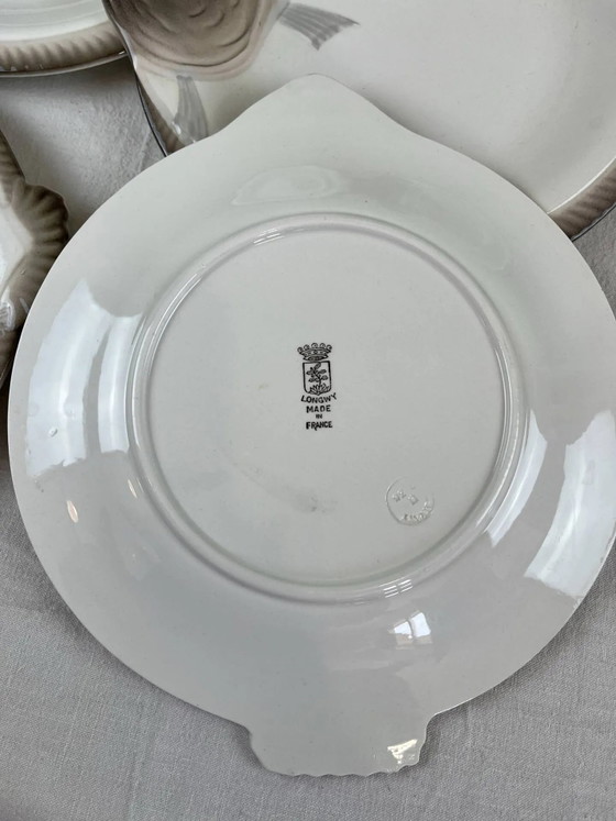 Fischteller Longwy – Geschirr, Porcelain, Art Deco (photo 10 of 14)