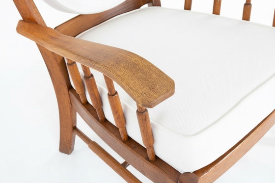 Image 1 of Paire de fauteuils dans le goût de Guillerme et Chambron 1950