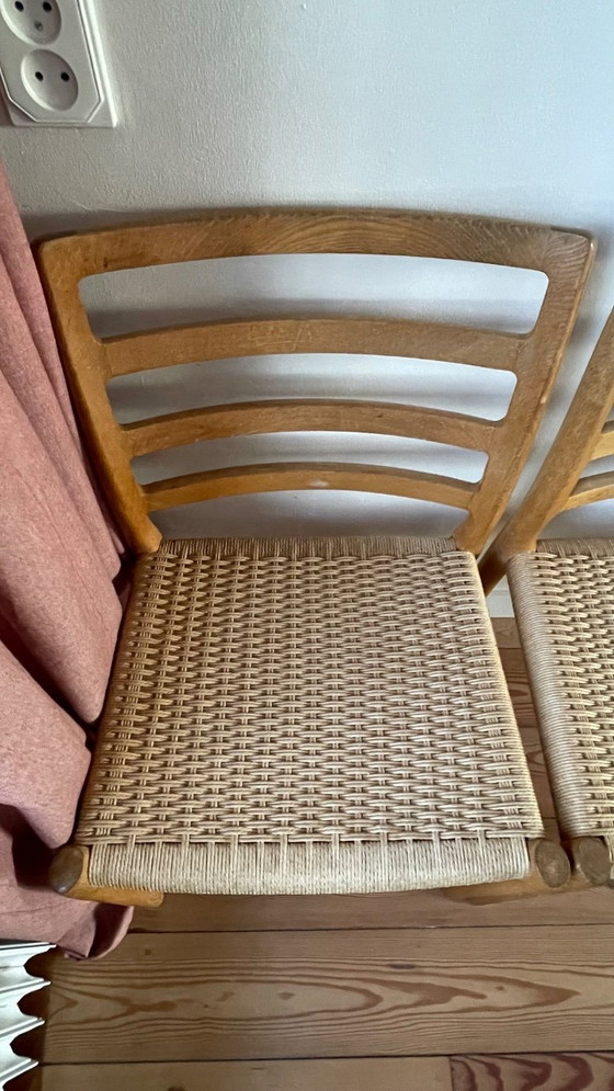 Image 1 of Set van 2 Niels Otto Møller Model 85 eetkamerstoelen