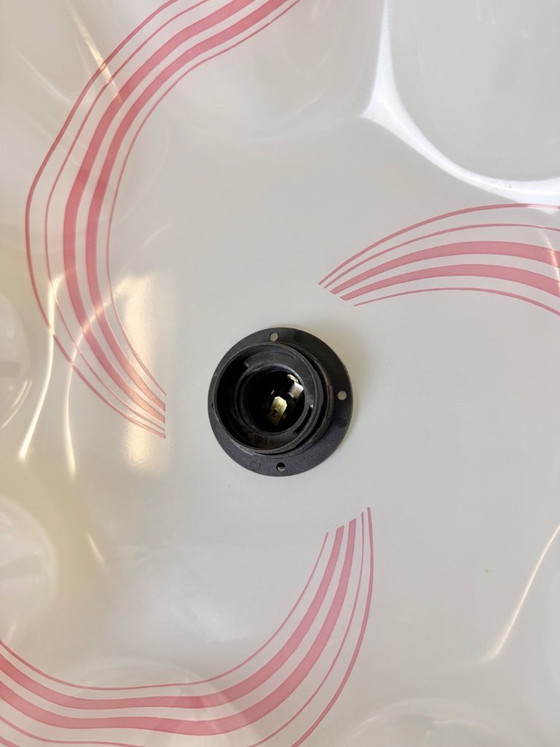 Image 1 of Vintage Glass Ceiling Light, 1970s