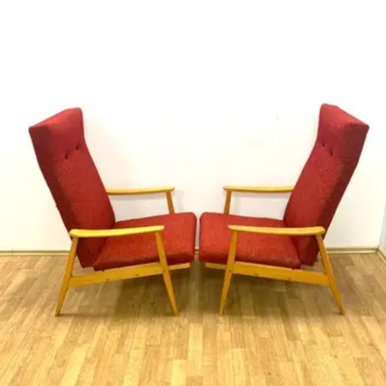Image 1 of Retro fauteuils, TON, Tsjecho-Slowakije, jaren 60