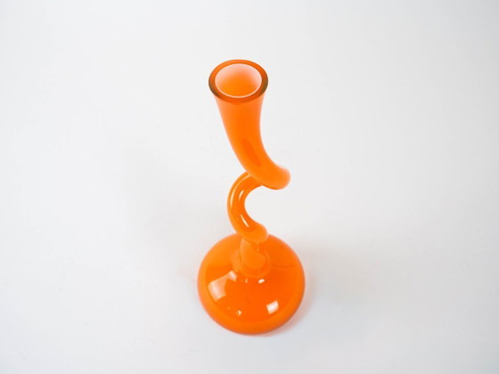 Image 1 of Orange vase, Danish design, 1990s, made in Denmark