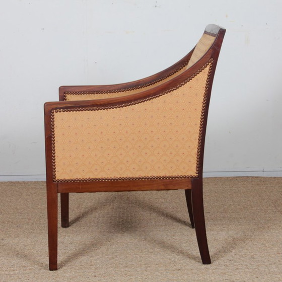 Image 1 of Armchair in the style of Jean-Michel Frank from the 1930s-1940s