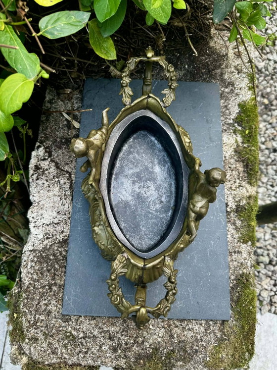 Macetas grandes para jardín de rocas, ángel Art Nouveau – Metal, Rococo (photo 14 of 18)