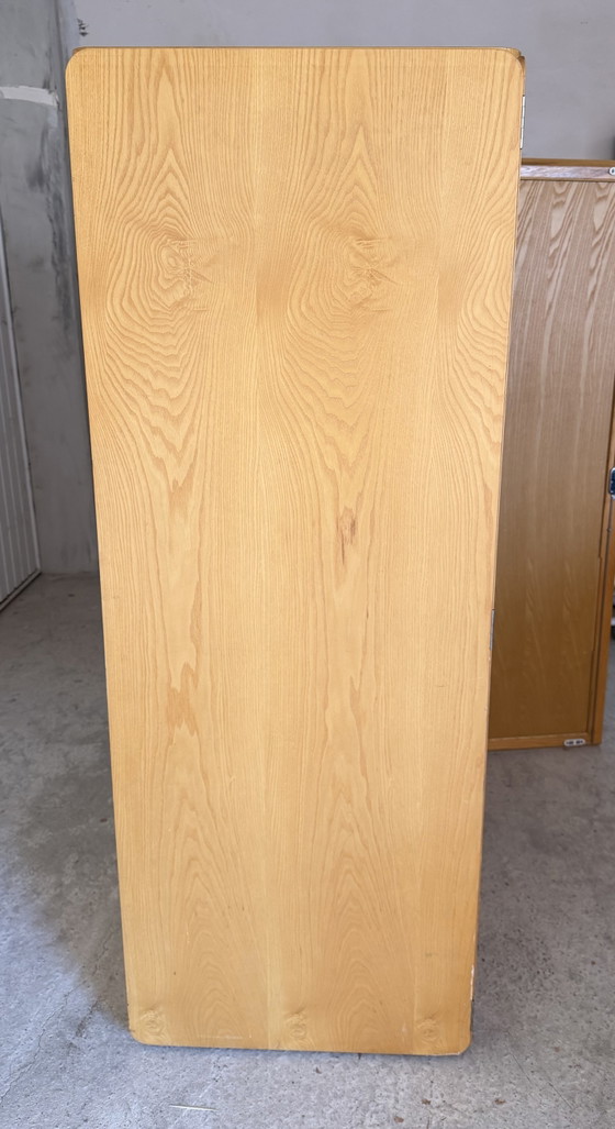 Armoire Vintage Derk Jan De Vries – Années 1960/70 – Bois Et Cannage – Wood (photo 7 of 14)