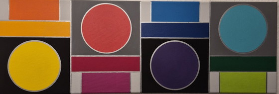 Art abstrait moderne - peintures : 20260606 – Peintures et dessins, Canvas (photo 6 of 8)