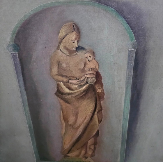 Ugly Beautiful / dipinto a olio natura morta su tela / iconografia religiosa con oggetti quotidiani / anni (photo 9 of 9)